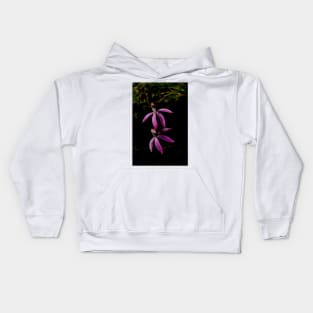 Black Tongue Caladenia Kids Hoodie